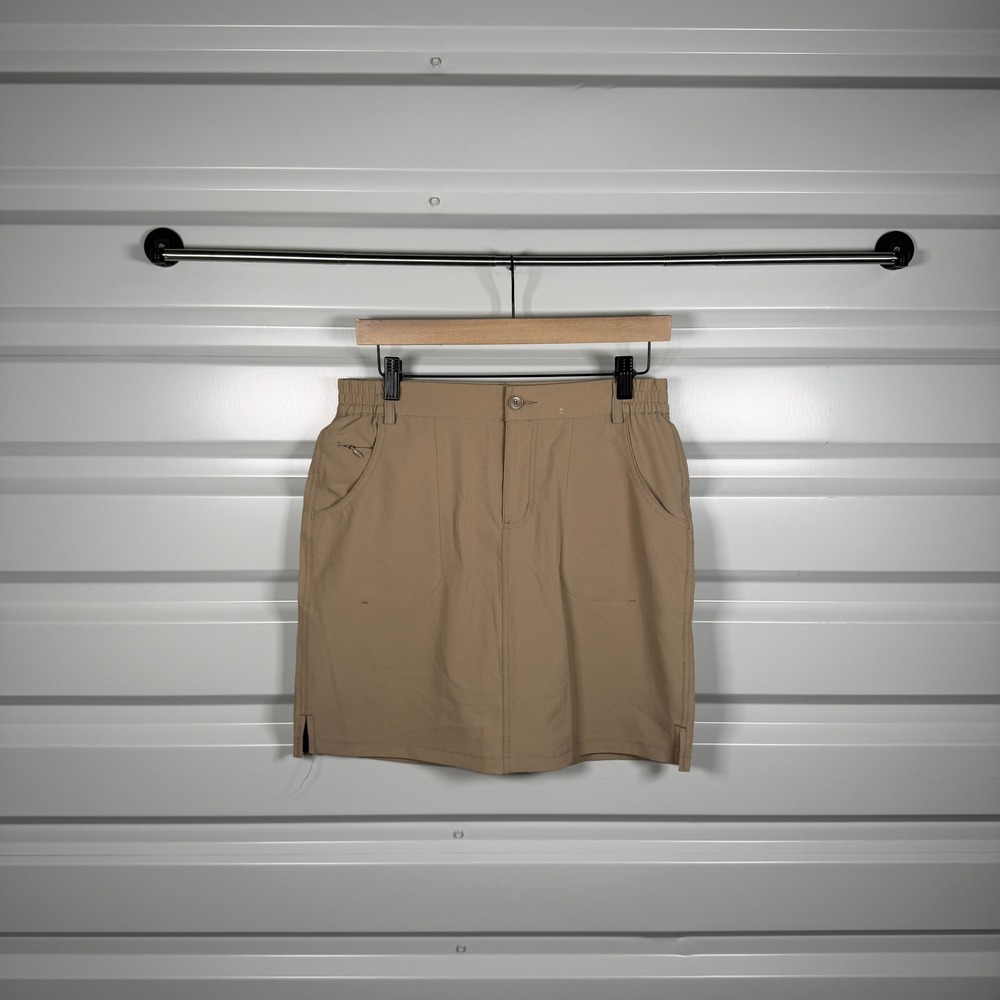 Tilley Women's Khaki Outdoor Cargo Skirt Size‎ S